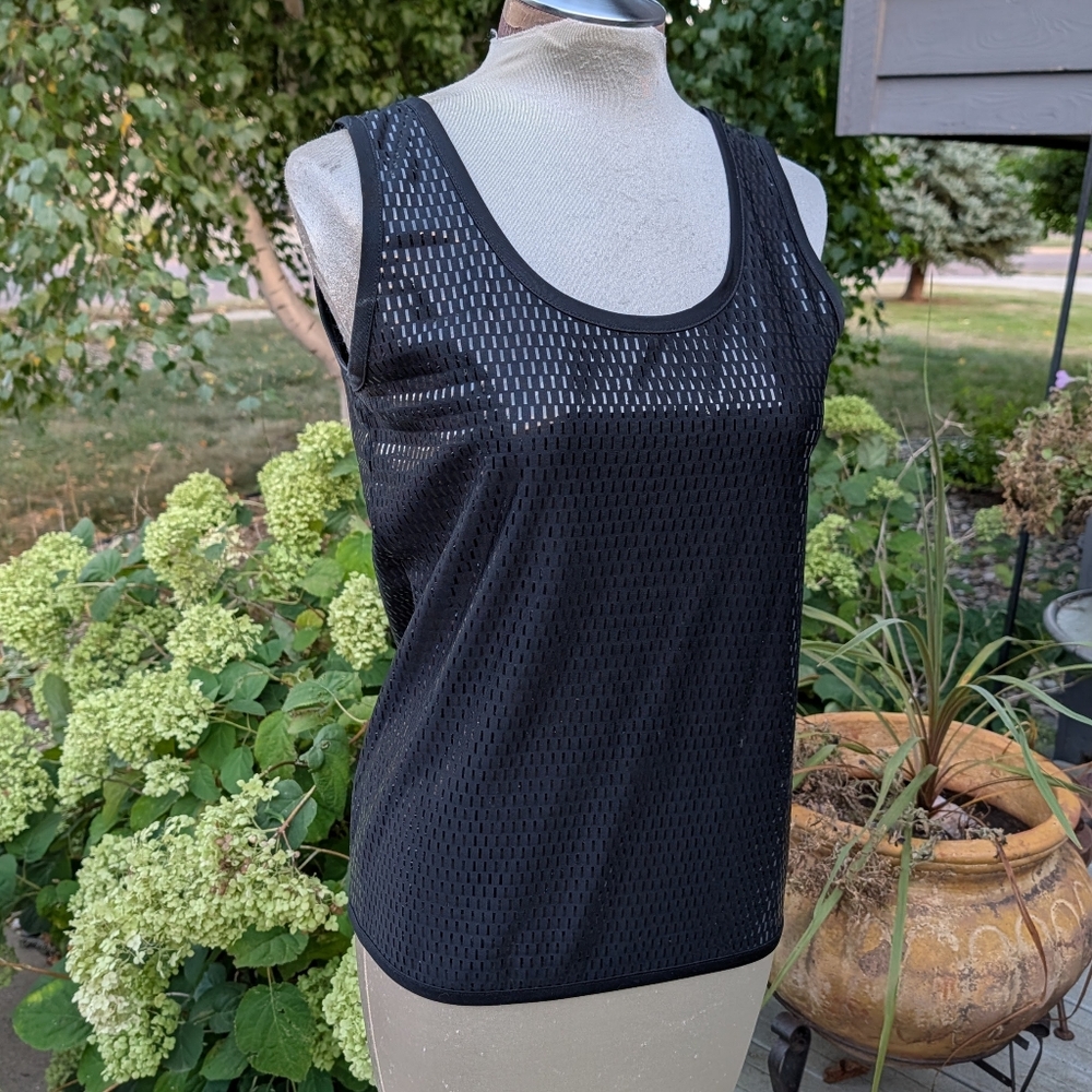 shimmery black tank ELEANOR P BRENNER S
